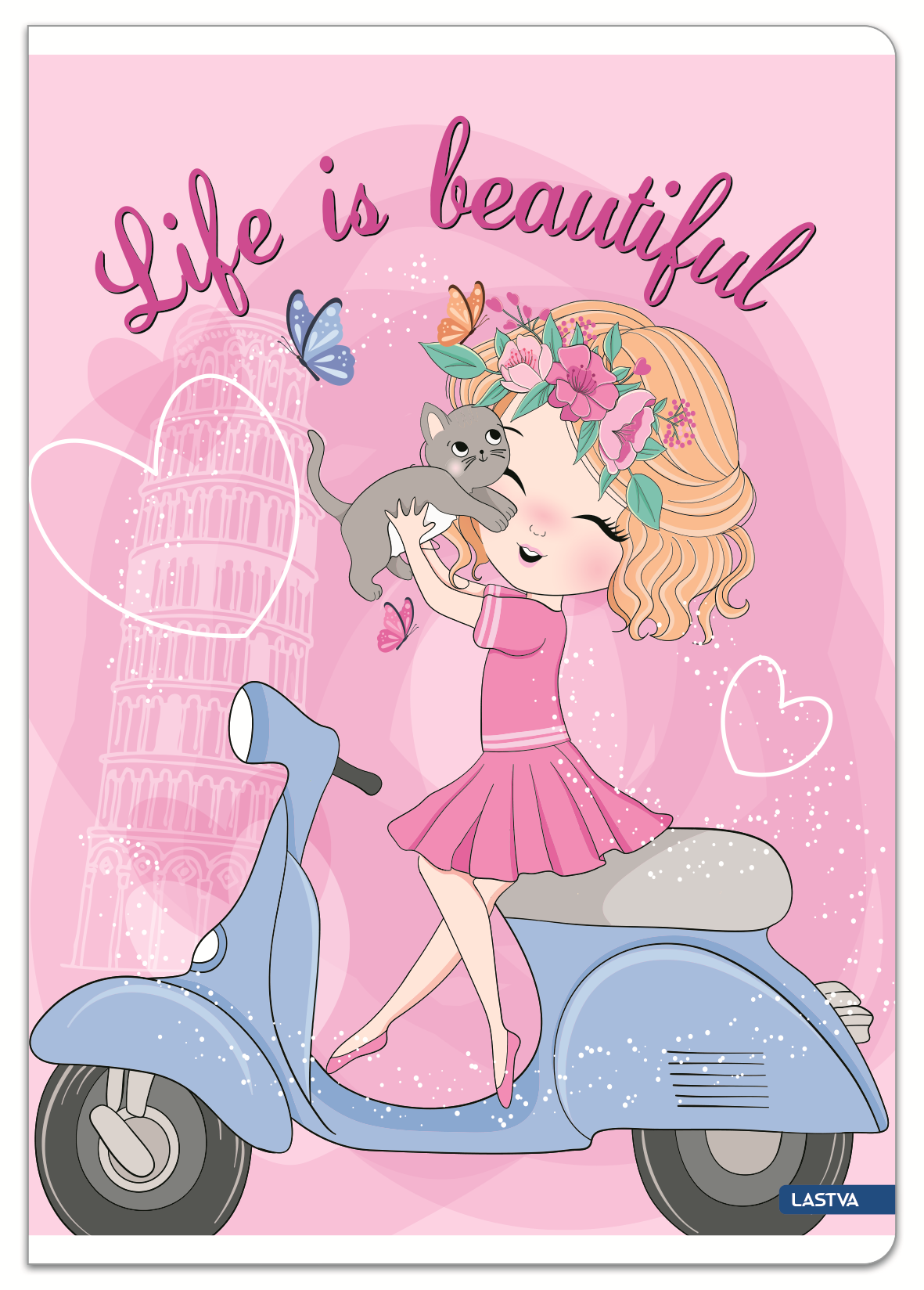 SVESKA A5 USKA I ŠIROKA LINIJA CUTE (više dezena) - Knjižara Riznica Beograd